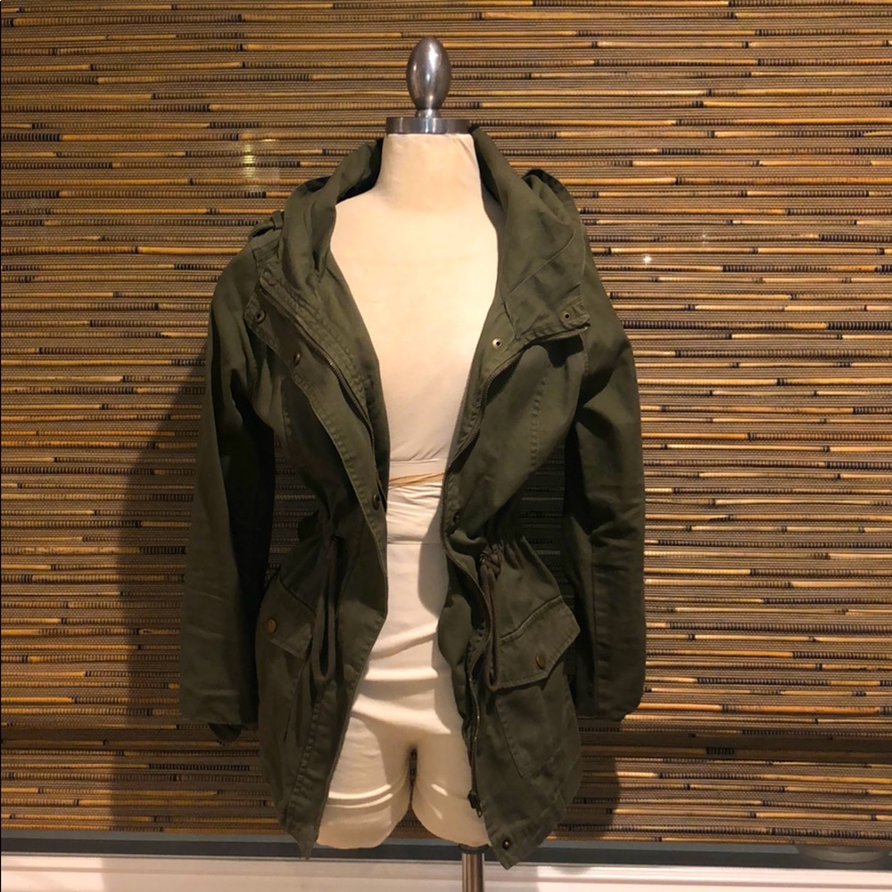 Green Jacket with Hood